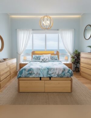 HAMILTON GAS LEFT BED WITH 2 DRAWERS